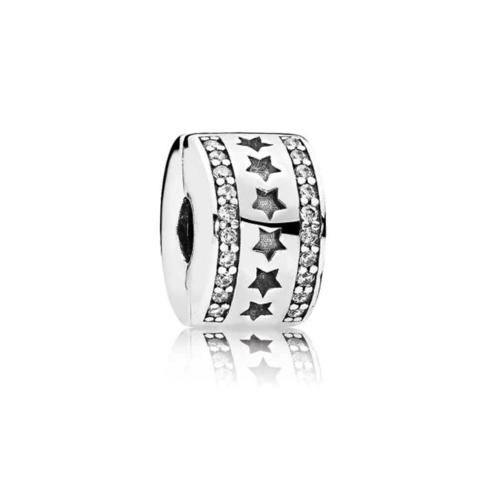 Starry Formation Clear CZ clip